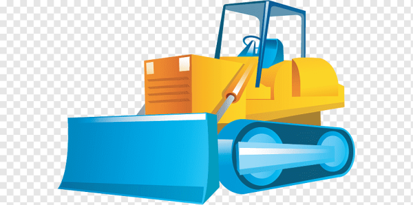 Бульдозер вектор