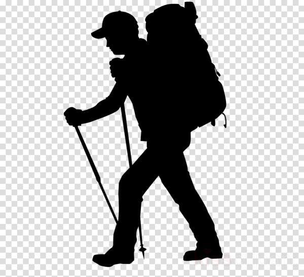 Турист вектор силуэт