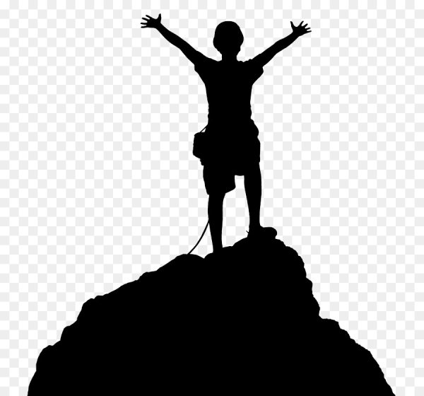 Альпинист силуэт