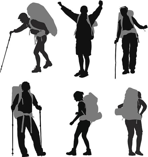 Турист мультяшный