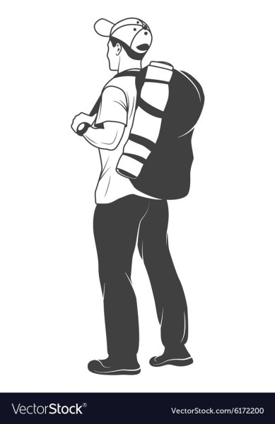 Сплав по реке каяк вектор