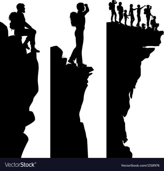 Изображение туриста с рюкзаком