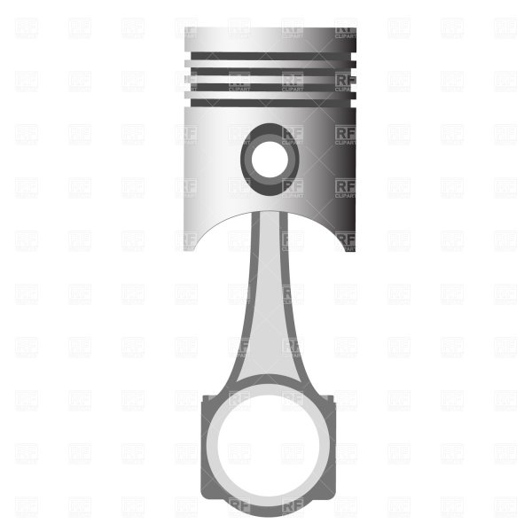 Поршни двигателя вектор