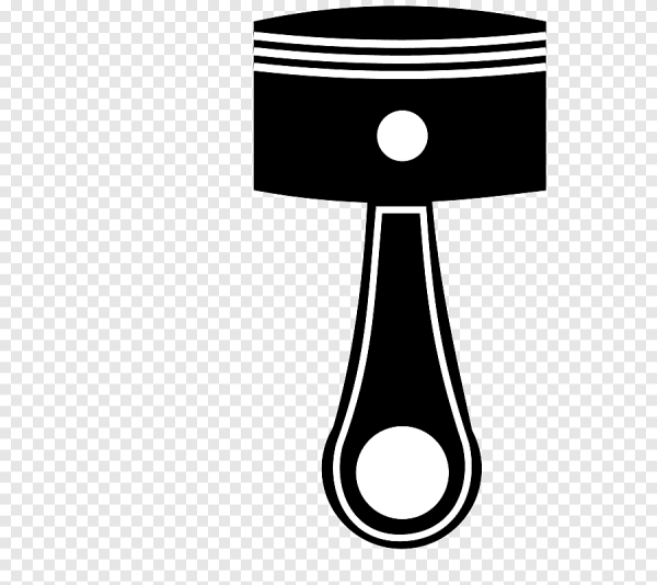 Поршень двигателя вектор