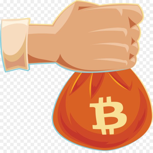 Мешочек с деньгами в руке вектор