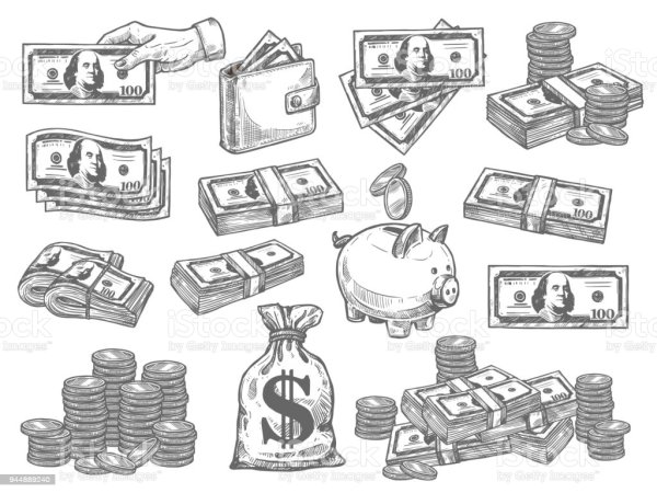Деньги эскиз