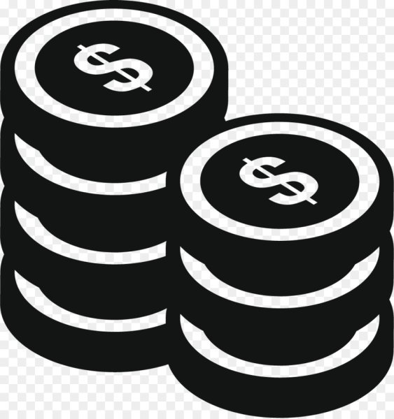 Монетки черно белые