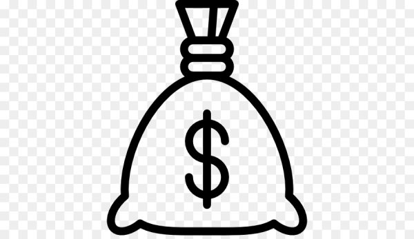 Мешок денег пиктограмма