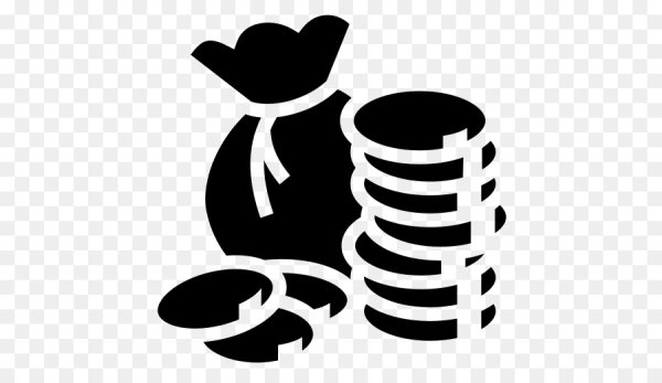 Пиктограмма мешок с монетами