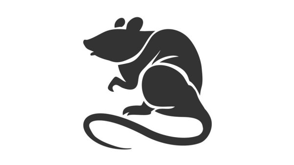 Крыса значок