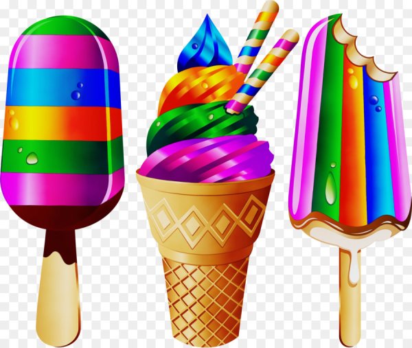 Мороженое мультяшное