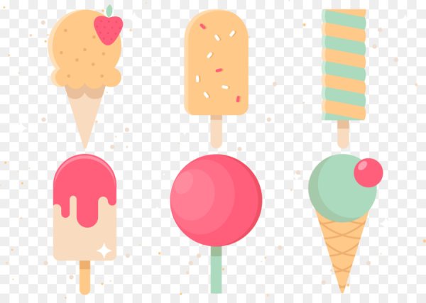 Векторное мороженое