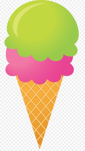 Нарисовать рожок мороженого