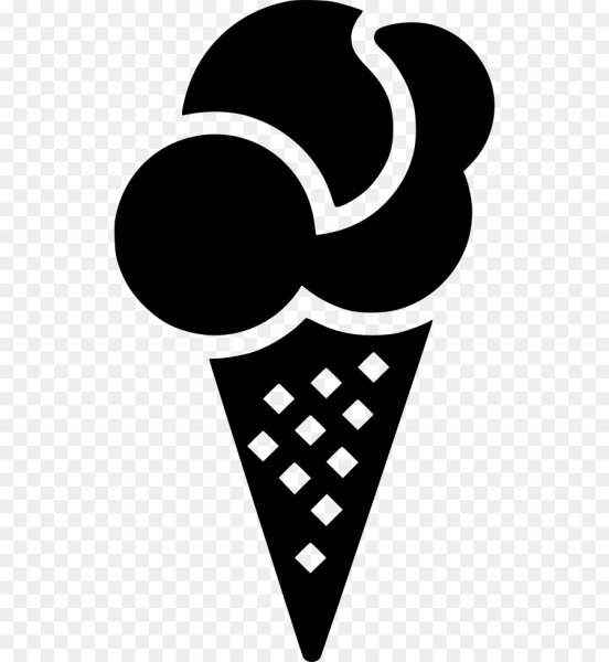 Силуэт мороженого