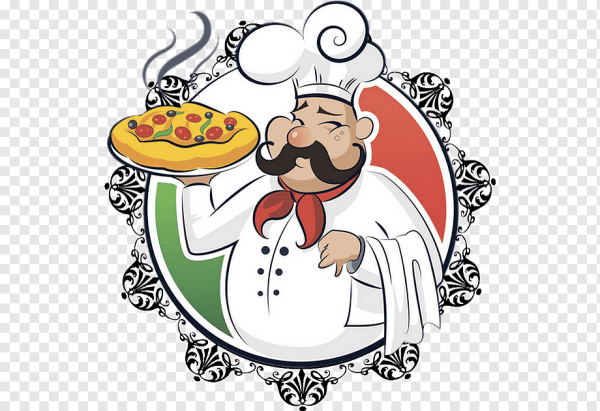 Итальянский повар мультяшный