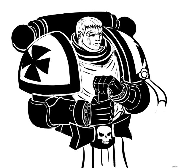 Warhammer 40000 черные Храмовники символ