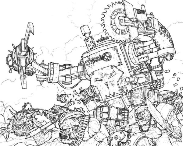 Раскраска орков вархаммер