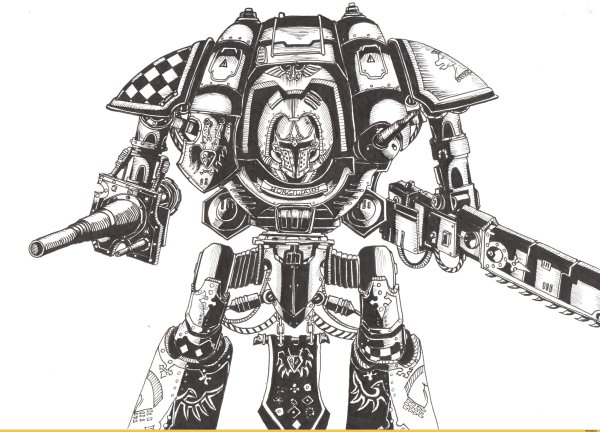 Имперские Рыцари Warhammer 40000 символ