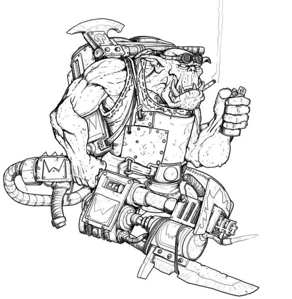 Вархаммер 40к орки инженер