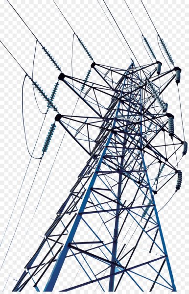 Опора линии электропередач вектор