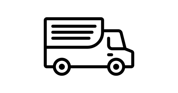 Значок машины доставки