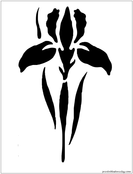 Трафарет "цветы"