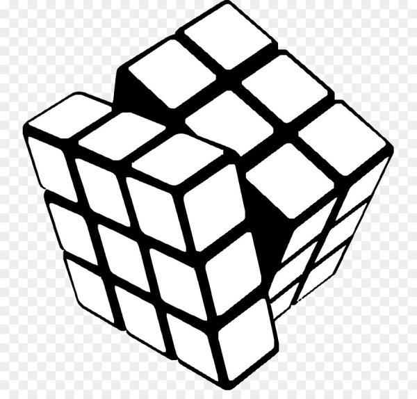 Кубик Рубика белый