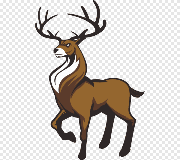 Олень мультяшный