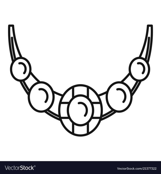 Колье контур