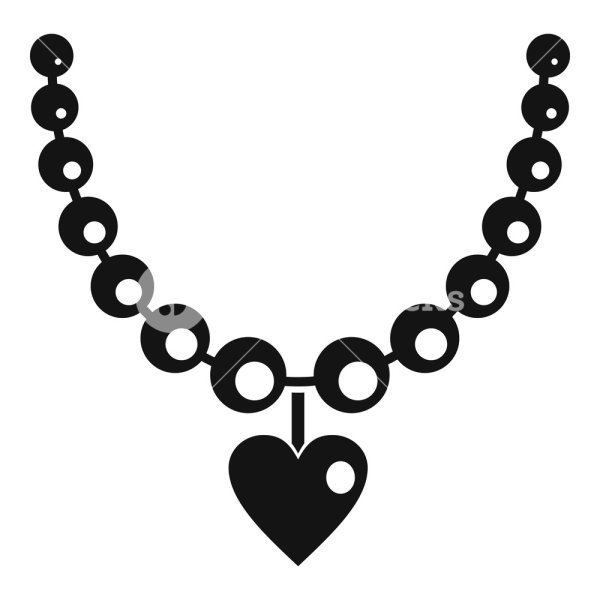 Ожерелье силуэт