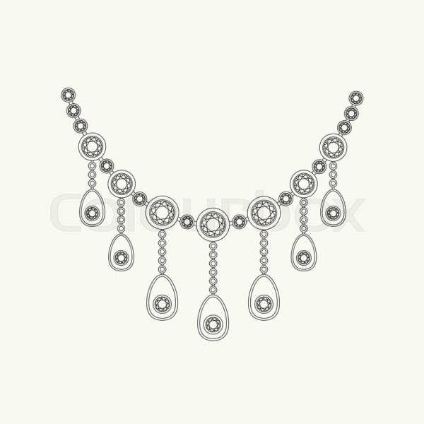 Бусы для срисовки