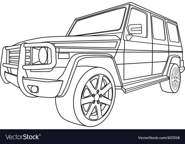 Раскраски для мальчиков машины Гелик