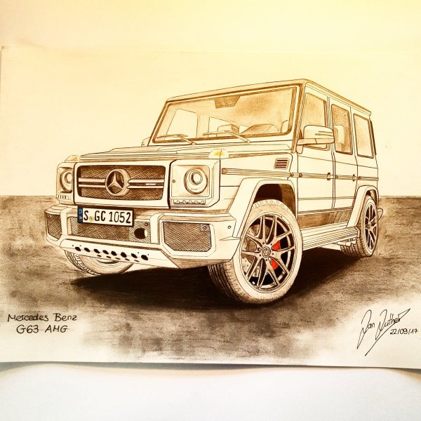 Чертеж Mercedes g63 AMG