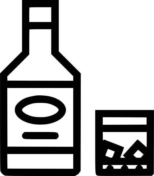 Бутылка виски значок