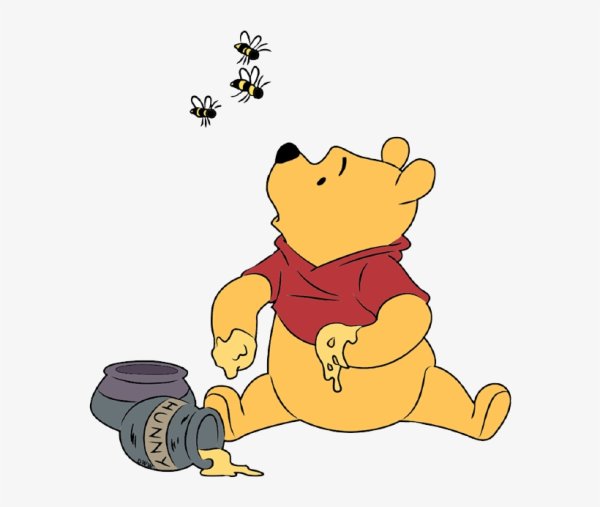 Винни Диснея мед