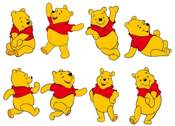 Герои мультфильмов вектор