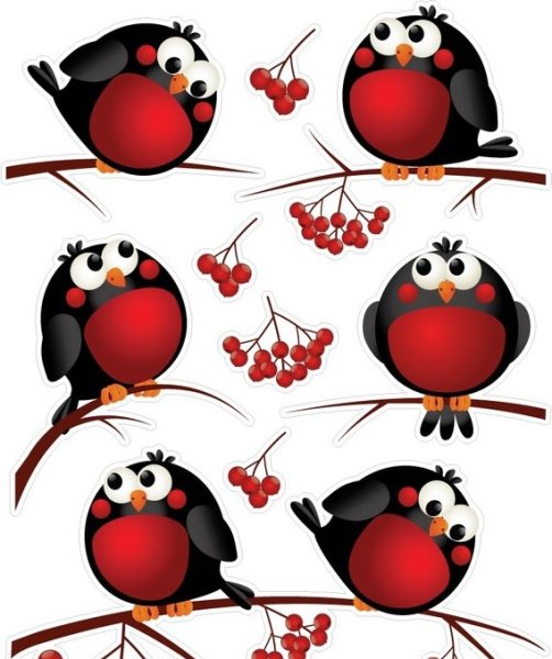 Decoretto Снегири на ветке