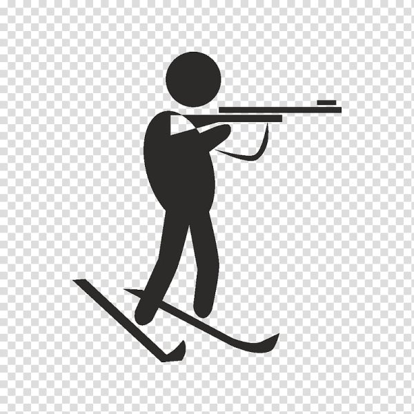 Биатлон силуэт