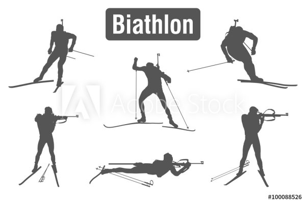 Биатлонист вектор