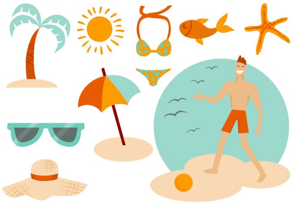 Лето вектор