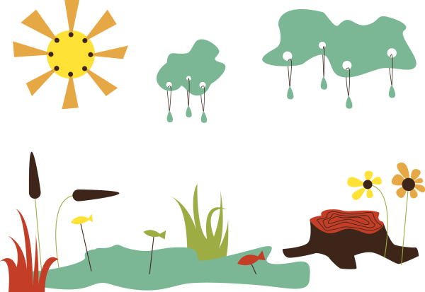 Лето вектор