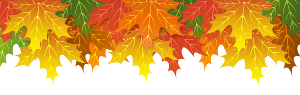 Клипарт осенние листья на прозрачном фоне