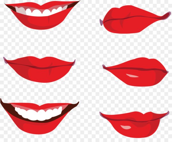 Губы мультяшные