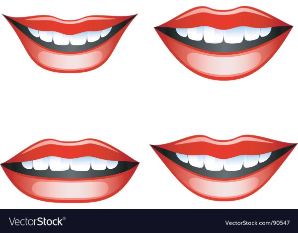 Улыбка для вырезания