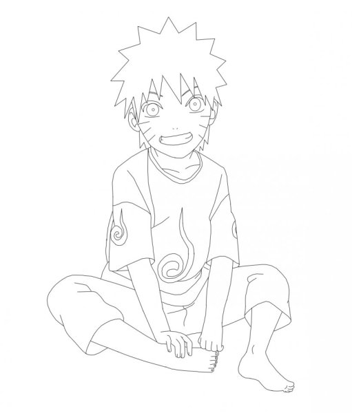 Арты из аниме Наруто для срисовки