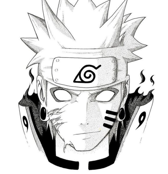Наруто Манга Какаши для тату