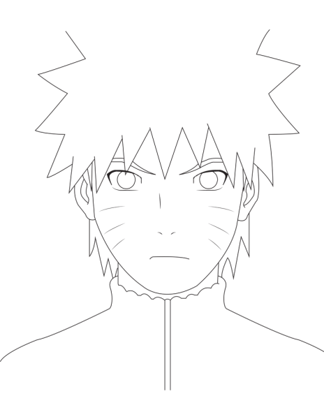 Наруто Lineart