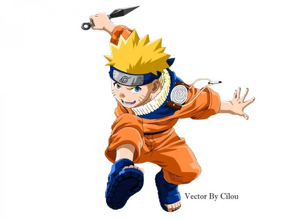 Кисимото на фоне Наруто