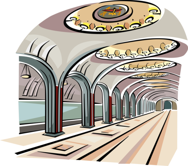 Мультяшная станция метрополитена