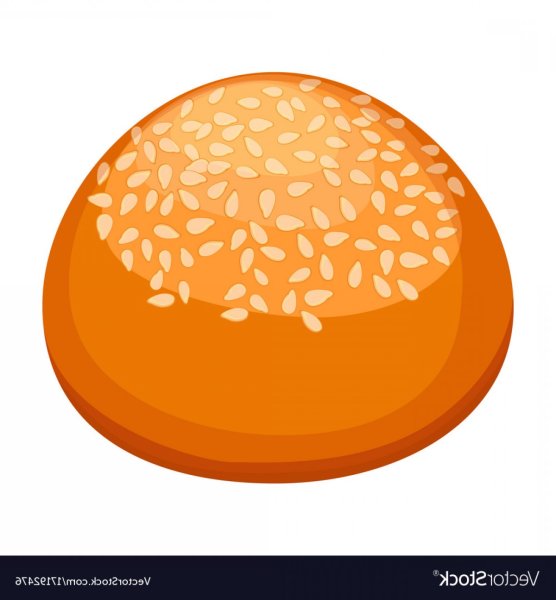 Круглый хлеб вектор